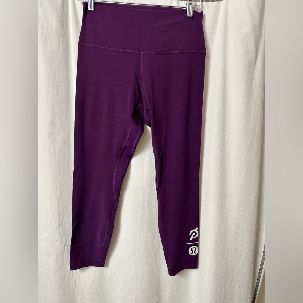 Peloton Lululemon Align Plum size 10 Leggings